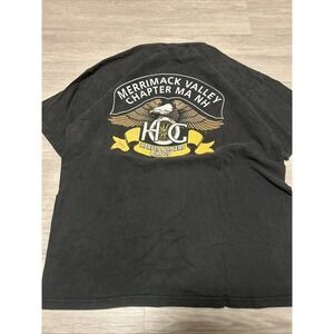 Harley Davidson Vintage Owners Group Shirt Size Mens Large Black Made In The USA